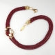 Collier a tre fili agata ruby