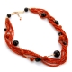 collana corallo bamboo rosso