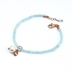 Bracciale acquamarina milk