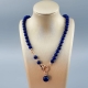 Collier Easy Agata blu zaffiro 6 mm